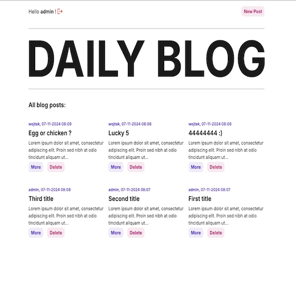 Screenshot of my project