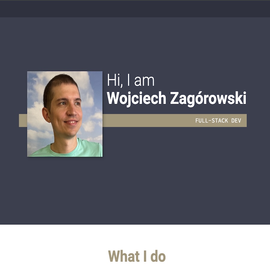 Screenshot of my project